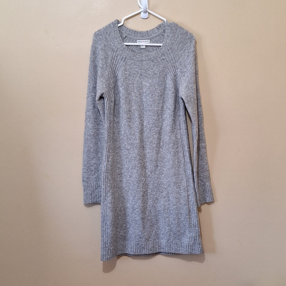 Wearing Your ❤️ On Your Sleeve Sweater Dress Acrylic Polyester Alpaca Blend